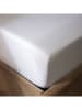 Homla Satin-Spannbettlaken ''Danielle'' in Weiß - (L)200 x (B)140 cm