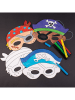 Playbox Tekturowe maski (12 szt.) "Pirates" - 3+