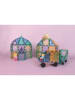 Playbox Klocki magnetyczne (110 szt.) "Prism Glitter" - 3+