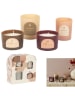 Ethnical Life 4er-Set: Duftkerzen in Rosa/ Hellbraun/ Creme - 390 g