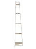THE HOME DECO FACTORY Eckregal in Hellbraun/ Weiß - (B)34 x (H)180 x (T)34 cm