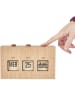 Ethnical Life Deko-Kalender in Beige - (B)19,5 x (H)12 x (T)5 cm