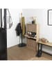 THE HOME DECO FACTORY Schuhschrank in Hellbraun - (B)60 x (H)113 x (T)24 cm