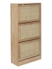 Ethnical Life Kast voor schoenen lichtbruin - (B)60 x (H)113 x (D)24 cm