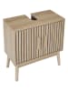 THE HOME DECO FACTORY Waschbeckenunterschrank in Natur - (B)60 x (H)70 x (T)30 cm