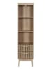 THE HOME DECO FACTORY Staande kast "Klaus" bruin - (B)40 x (H)160 x (D)30 cm