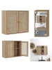 Ethnical Life Wandschrank in Hellbraun - (B)60 x (H)50 x (T)20 cm