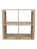 THE HOME DECO FACTORY Standregal in Natur - (B)69,6 x (H)66 x (T)32 cm