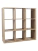 THE HOME DECO FACTORY Standregal in Natur - (B)102 x (H)99 x (T)32 cm