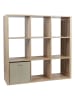THE HOME DECO FACTORY Staande kast naturel - (B)102 x (H)99 x (D)32 cm