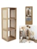 Ethnical Life Standregal in Hellbraun - (B)34 x (H)99 x (T)32 cm