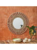 Ethnical Life Spiegel "Mirage" beige - Ø 50 cm