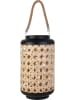 Garden Spirit Lampion w kolorze jasnobrązowo-czarnym - wys. 38,5 x Ø 21 cm