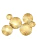 Rétro Chic Wanddecoratie goudkleurig - (B)63,5 x (H)47 x (D)7 cm