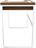 THE HOME DECO FACTORY Bureau naturel/wit - (B)100 x (H)74 x (D)50,3 cm