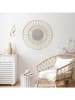 THE HOME DECO FACTORY Wandspiegel in Hellbraun - Ø 75 cm