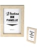 THE HOME DECO FACTORY 8-delige set: fotolijsten naturel/zwart