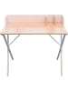 THE HOME DECO FACTORY Bureau wit/naturel - (B)90 x (H)84 x (D)50 cm