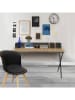 The Home Deco Kids Bureau naturel/grijs - (B)90 x (H)84 x (D)50 cm