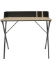 The Home Deco Kids Bureau naturel/grijs - (B)90 x (H)84 x (D)50 cm