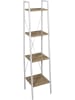 The Home Deco Kids Regał stojący w kolorze jasnobrązowo-białym - 34 x 148 x 32 cm
