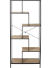 Ethnical Life Kast "Edison" naturel/zwart - (B)80 x (H)180 x (D)30 cm