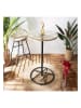 Garden Spirit Gartentisch "Surabay" in Natur/ Schwarz - (H)100 x Ø 65 cm