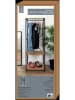 Ethnical Life Garderobe in Schwarz/ Beige - (B)60 x (H)167 x (T)40,4 cm