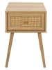 Ethnical Life Bijzettafel "Bali" lichtbruin - (B)39 x (H)55,4 x (D)39 cm