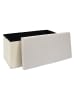 Ethnical Life Zitkist beige/grijs - (B)76 x (H)38 x (D)38 cm