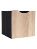 Ethnical Life Aufbewahrungsbox in Beige/ Schwarz - (B)30 x (H)30 x (T)30 cm