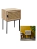 Ethnical Life Nachttisch in Natur - (B)40 x (H)55,5 x (T)30 cm