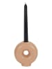 THE HOME DECO FACTORY Kaarshouder lichtbruin - (B)10 x (H)11 x (D)4,5 cm