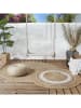 Garden Spirit Schaukel ''Makrame'' in Weiß - (B)65 x (H)210 x (T)20 cm