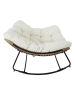 Garden Spirit Loungesessel "Tulum" in Creme - (B)96 x (H)73 x (T)114 cm