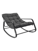 Garden Spirit Fotel bujany w kolorze czarnym - 92 x 69 x 130 cm
