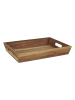 Ethnical Life Tablett in Natur - (L)32 x (B)23 cm