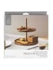 THE HOME DECO FACTORY Etagere in Hellbraun - (H)25 x Ø 20 cm