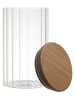 COOK CONCEPT Vorratsglas in Transparent/ Hellbraun - 700 ml