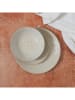 Ethnical Life 6er-Set: Speiseteller ''Sahara'' in Beige - Ø 27 cm
