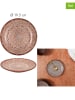 Ethnical Life 6-delige set: ontbijtborden "Sahara" terracotta - Ø 19,5 cm