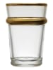 Ethnical Life 6-delige set: glazen goudkleurig - 130 ml (verrassingsproduct)