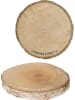 Ethnical Life Podkładka w kolorze brązowym (produkt niespodzianka) - wys.1,5 x Ø 30 cm
