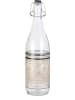every ware 2er-Set: Glasflaschen in Transparent/ Schwarz - 1 l (Überraschungsprodukt)