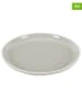 Ethnical Life 12er-Set: Teller "Bicolore" in Grau - Ø 20 cm
