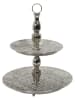 Ethnical Life Etagère zilverkleurig - (H)40 x Ø 49 cm