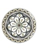 every ware Talerze obiadowe (6 szt.) "Mandala" w kolorze zielono-biało-czarnym - Ø 26 cm