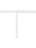 THE HOME DECO FACTORY Tafeldecoratieframe wit - (B)250 x (H)90 x (D)4 cm
