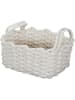 THE HOME DECO FACTORY 3-delige set: opbergmanden wit
