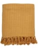 THE HOME DECO FACTORY Plaid in Senf - (L)250 x (B)170 cm